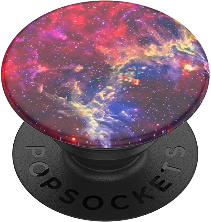 PopSockets: PopGrip with Swappable Top for Phones and Tablets - Magenta Nebula
